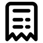 Invoice Paper SVG Icon
